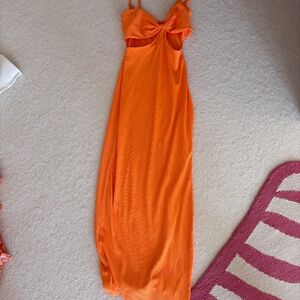 ORANGE PRINCESS POLLY DRESS